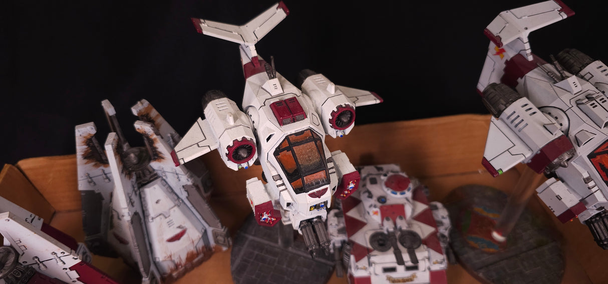 Warhammer 40,000 - White Scars - Painted Bike & Vehicle Army