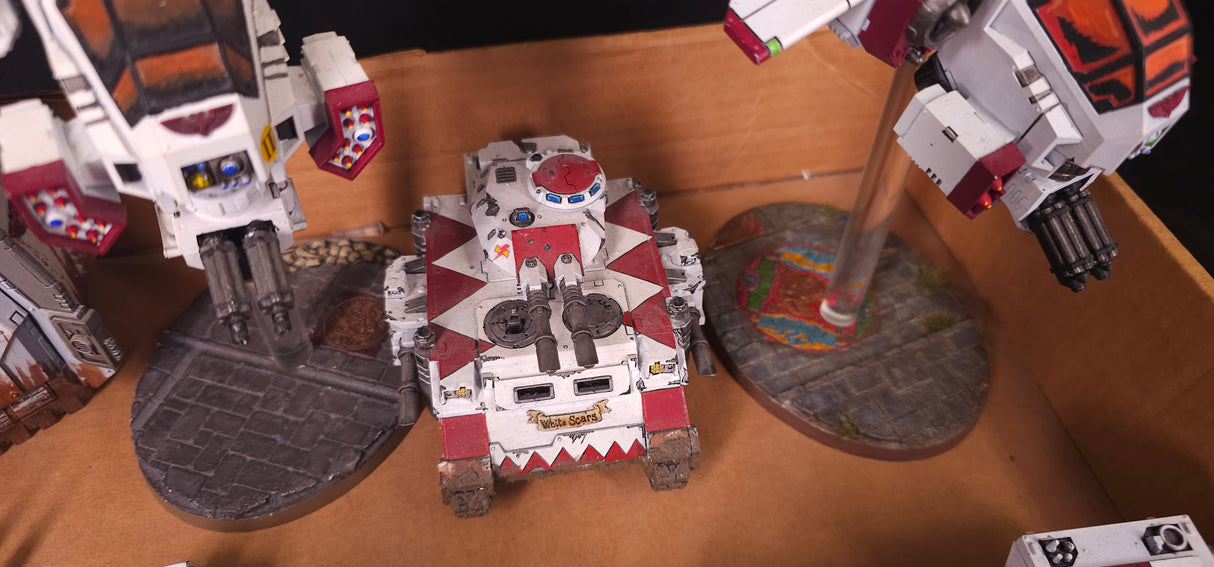 Warhammer 40,000 - White Scars - Painted Bike & Vehicle Army