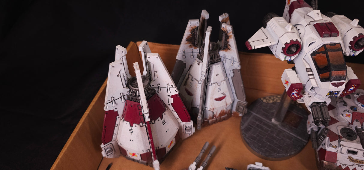 Warhammer 40,000 - White Scars - Painted Bike & Vehicle Army