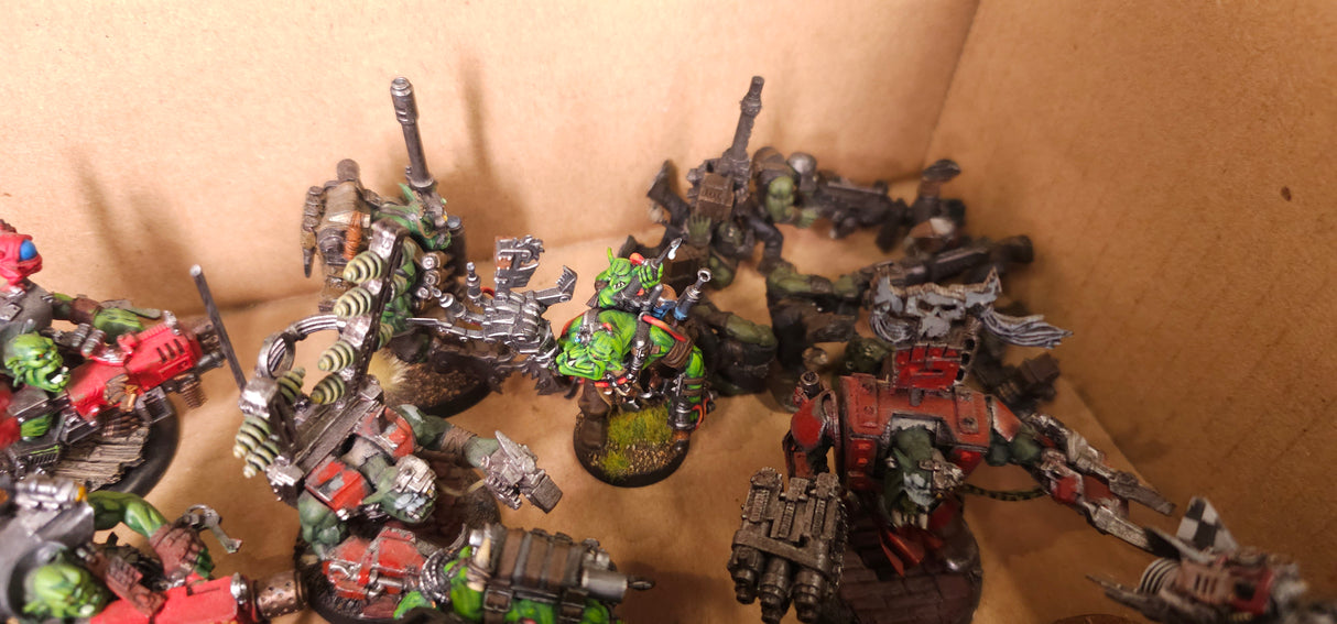 Warhammer 40,000 - Orks - Painted Infantry, Walkers & Vehicle Army