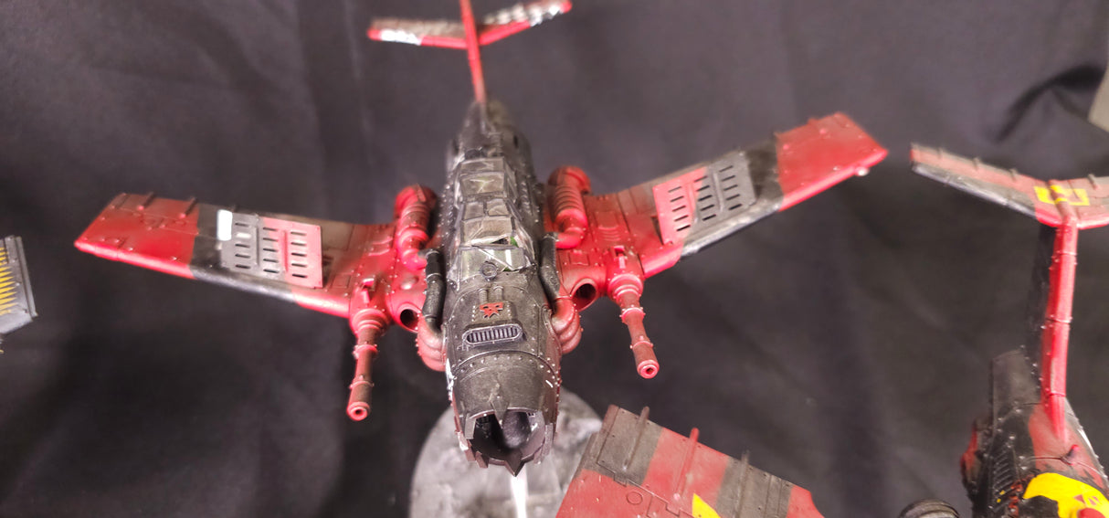 Warhammer 40,000 - Orks - Painted Air Force Flyer Lot