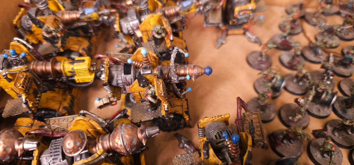 Warhammer 40,000 - Orks - Painted Mek Gun Artillery Battery