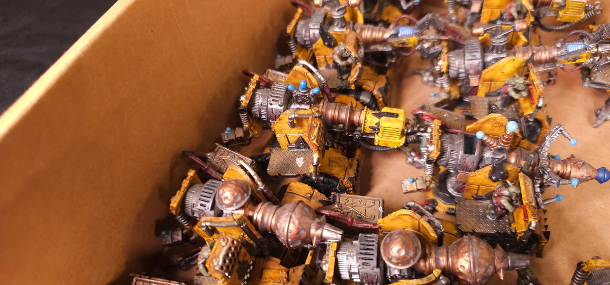 Warhammer 40,000 - Orks - Painted Mek Gun Artillery Battery