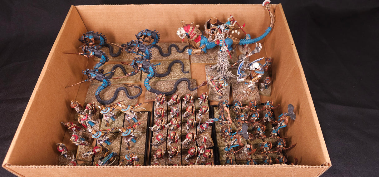 Warhammer: The Old World - Tomb Kings of Khemri - Painted Elite & Construct Army
