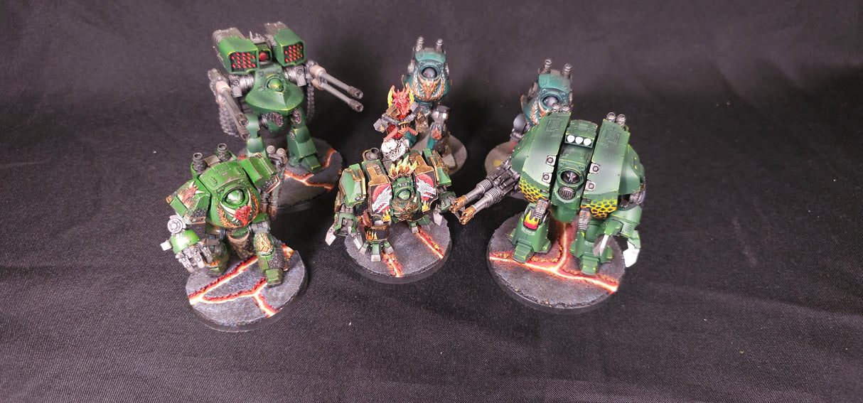 Horus Heresy - Salamanders - Six Dreadnought & Infantry Army