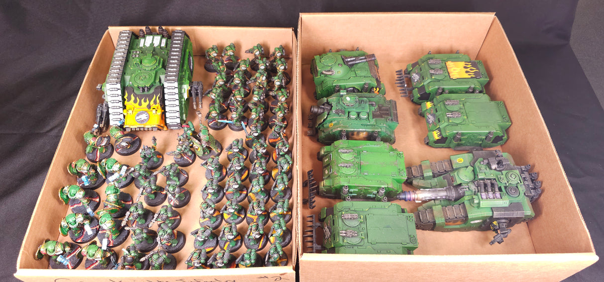 Horus Heresy - Salamanders - Painted Firedrake & Armoured Army