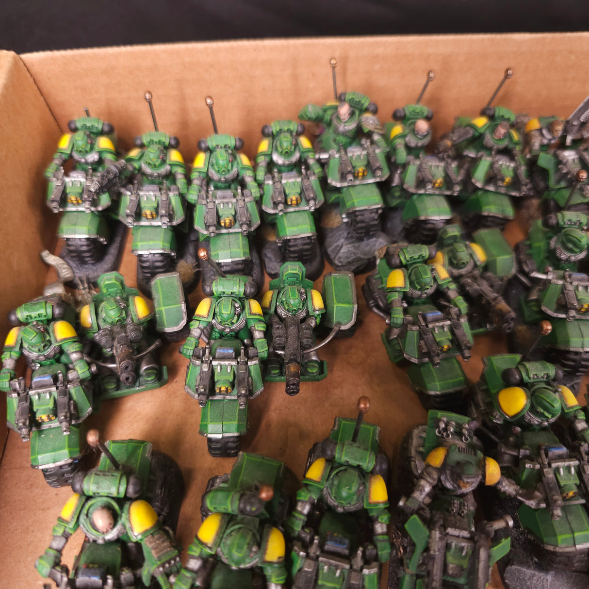 Warhammer 40,000 - Space Marines - Painted Firstborn Bike Force