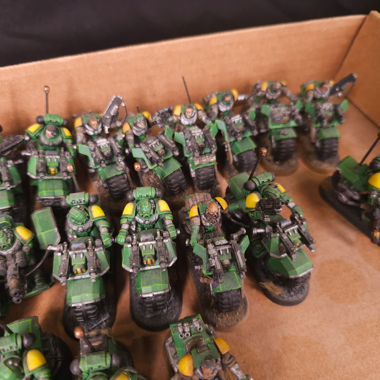 Warhammer 40,000 - Space Marines - Painted Firstborn Bike Force
