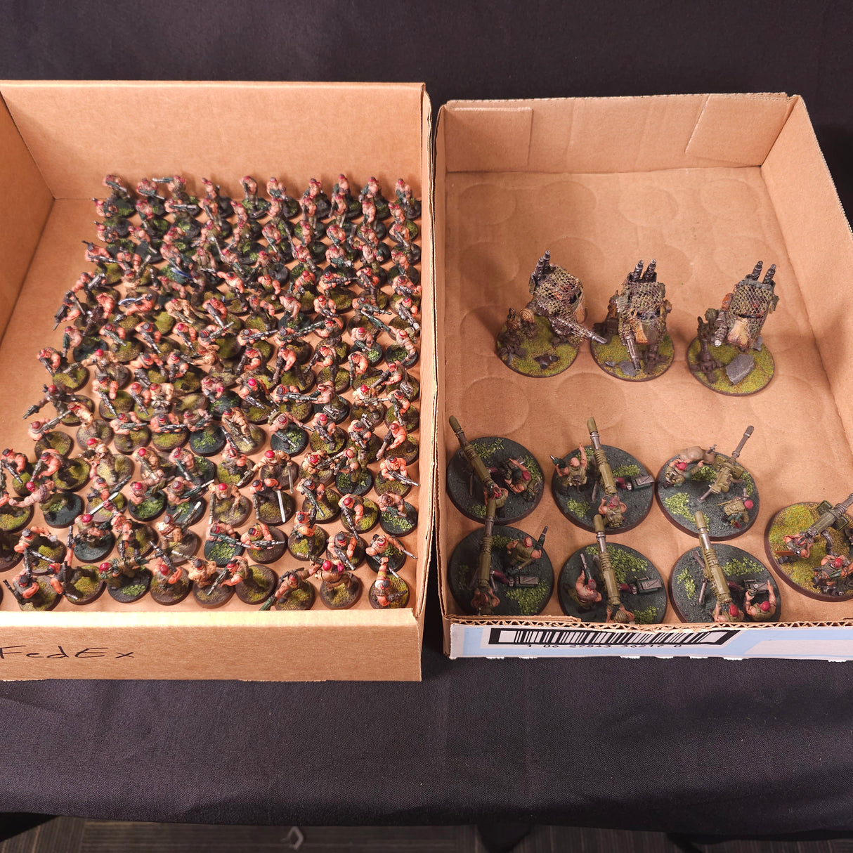 Warhammer 40,000 - Astra Militarum Catachan - Painted Infantry & Sentinel Army