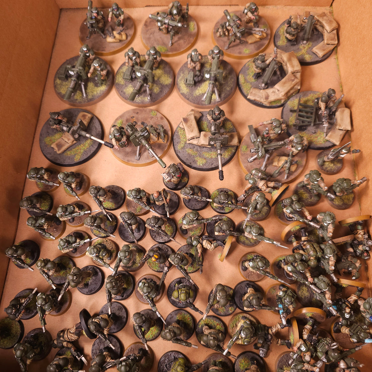 Warhammer 40,000 - Astra Militarum - Painted Cadian Army #2 with Commissar Yarrick