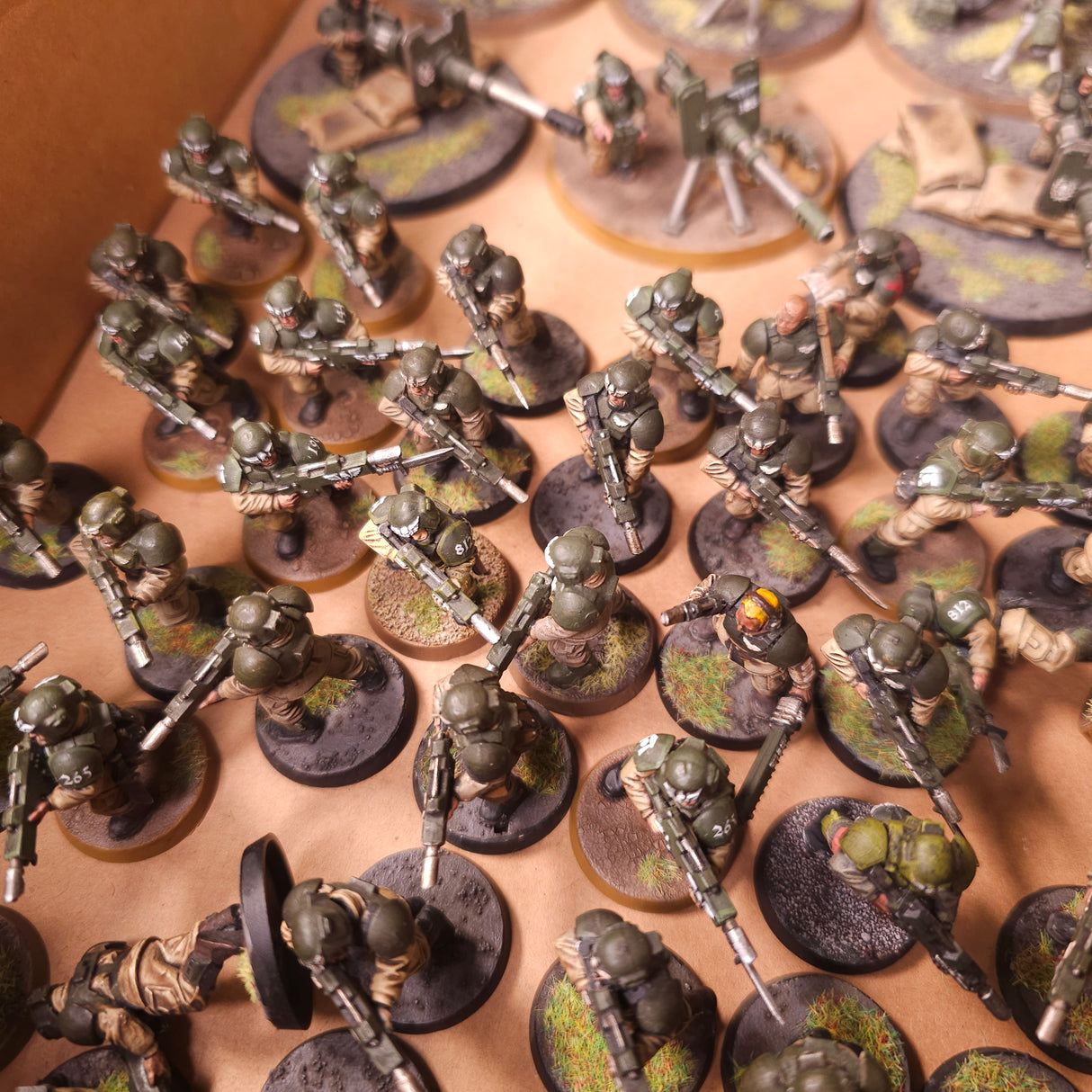 Warhammer 40,000 - Astra Militarum - Painted Cadian Army #2 with Commissar Yarrick
