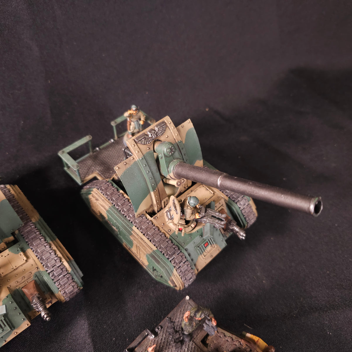 Warhammer 40,000 - Astra Militarum - Painted Artillery Tank Lot