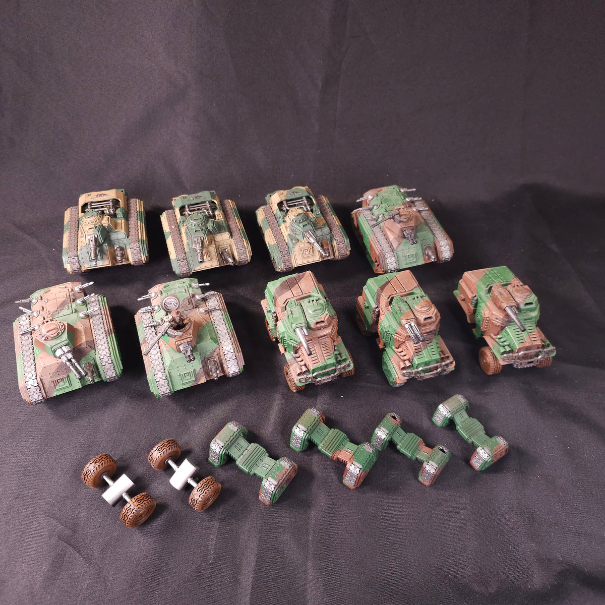 Warhammer 40,000 - Astra Militarum - Painted Chimera & Taurox Transport Lot