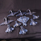 Warhammer 40,000 - T'au Empire - Painted Flyer & Skimmer Lot - Forge World Tiger Shark