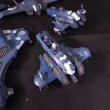 Warhammer 40,000 - T'au Empire - Painted Flyer & Skimmer Lot - Forge World Tiger Shark