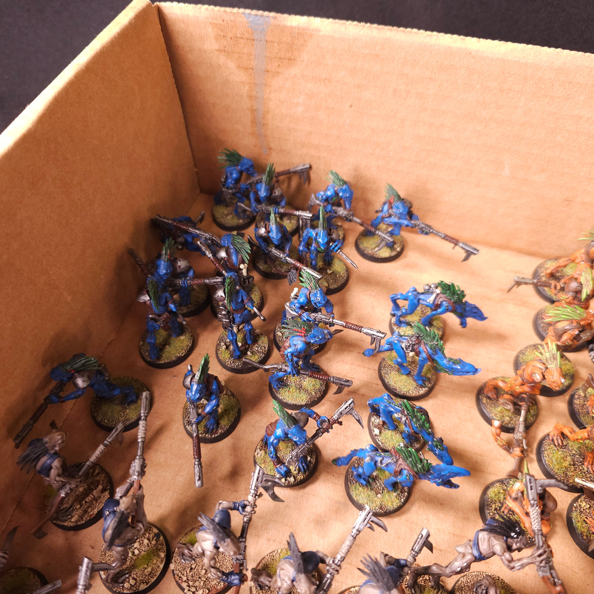 Warhammer 40,000 - T'au Empire - Painted Kroot & Vespid Infantry Army #1