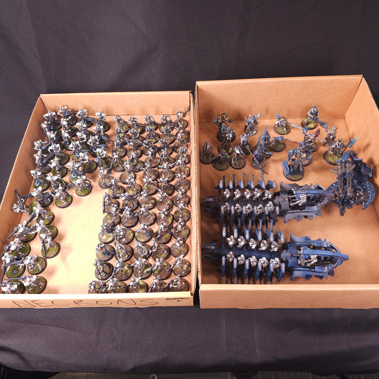 Warhammer 40,000 - Necrons - Painted Infantry, Characters (Trazyn) & Vehicle Army