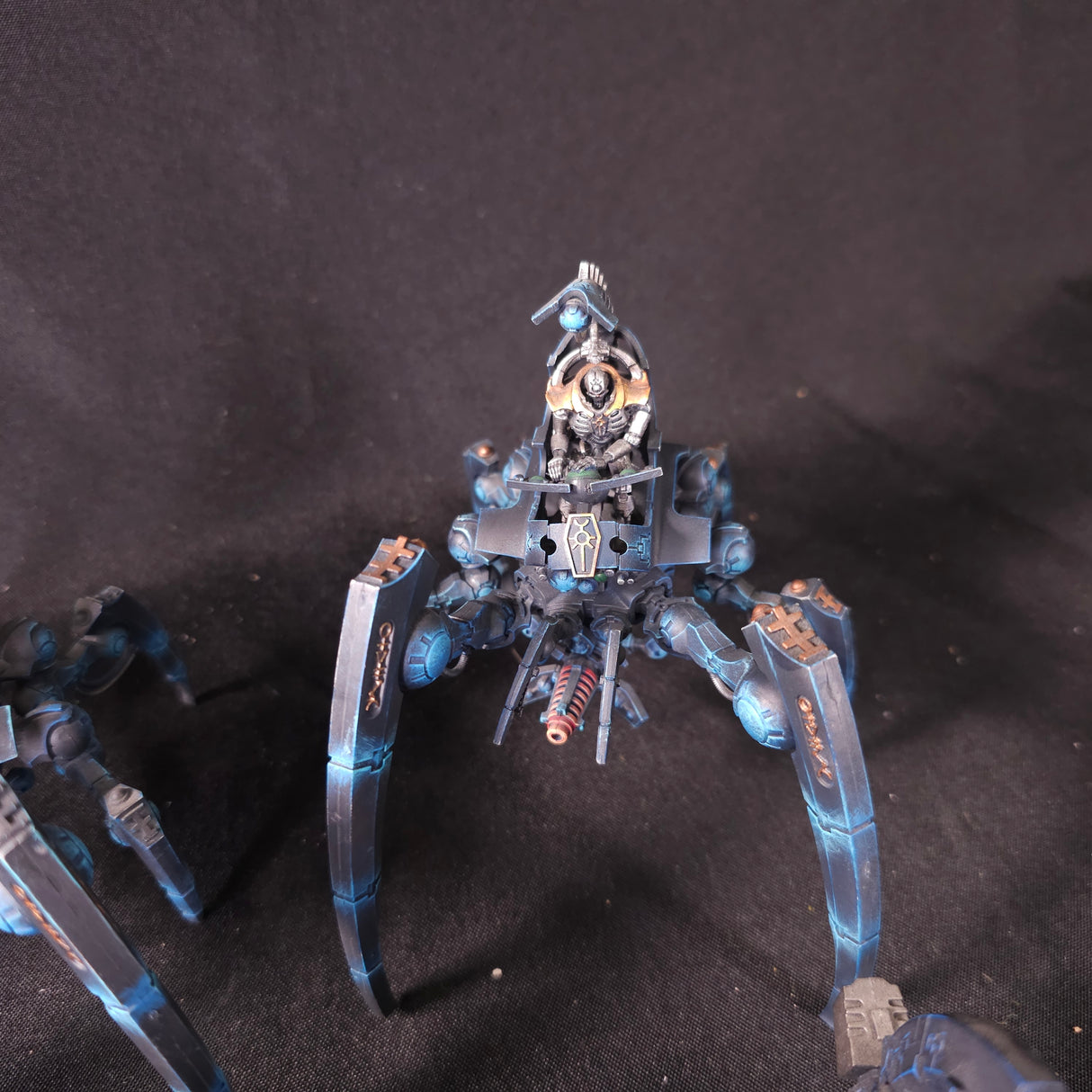 Warhammer 40,000 - Necrons - Painted Fire Support Walkers & Vehicles