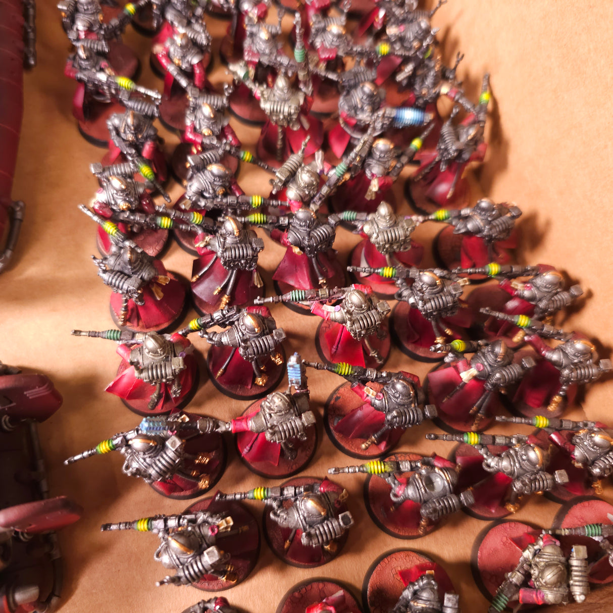 Warhammer 40,000 - Adeptus Mechanicus - Painted Skitarii & Skorpius Force