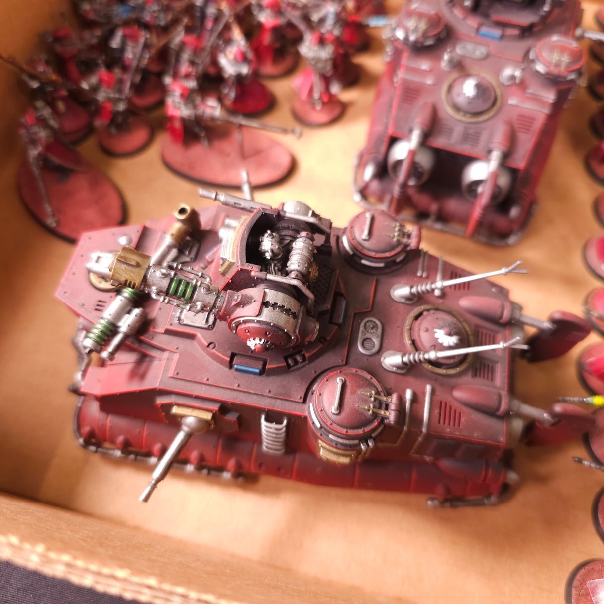 Warhammer 40,000 - Adeptus Mechanicus - Painted Skitarii & Skorpius Force
