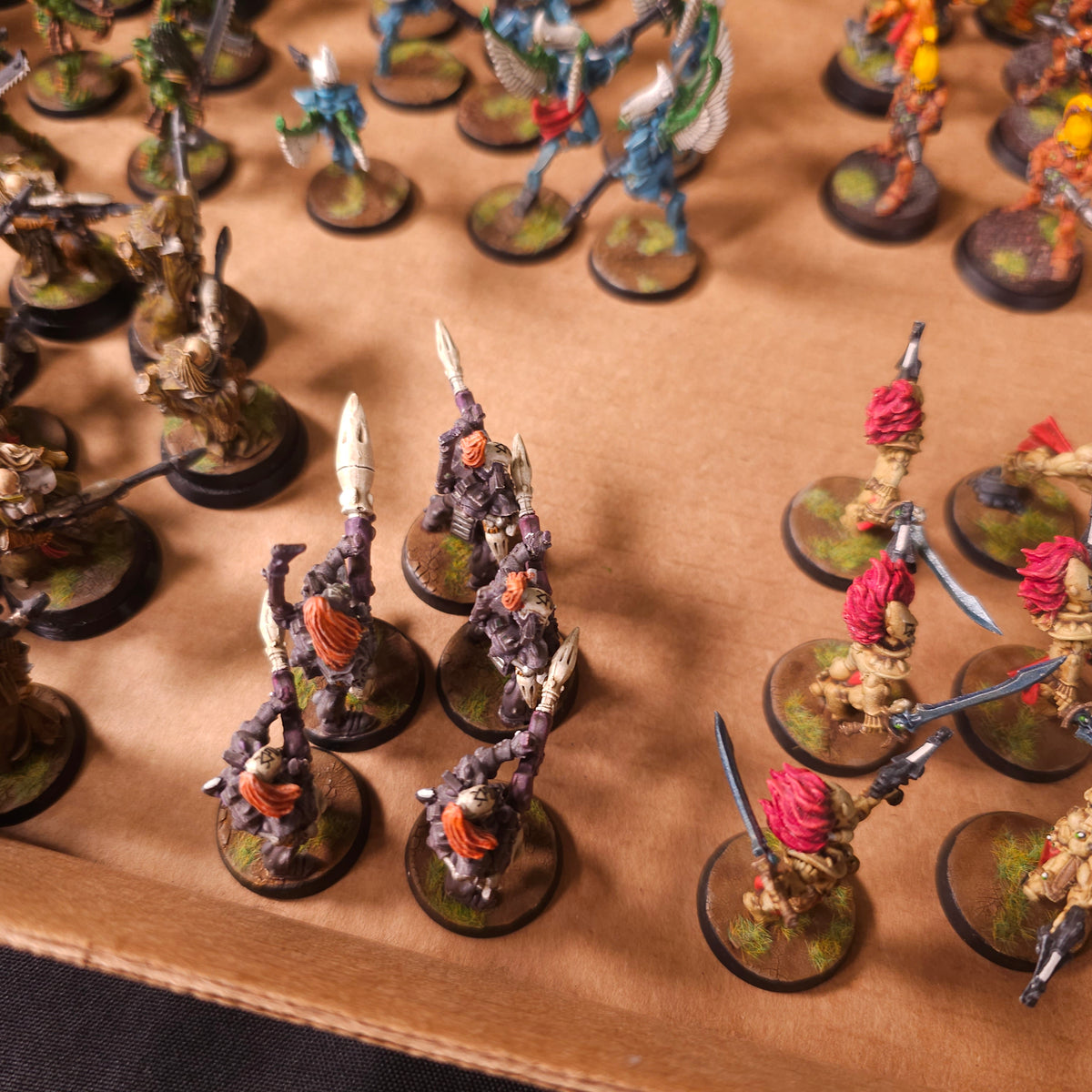 Warhammer 40,000 - Aeldari - Painted Aspect Warriors & Rangers Force