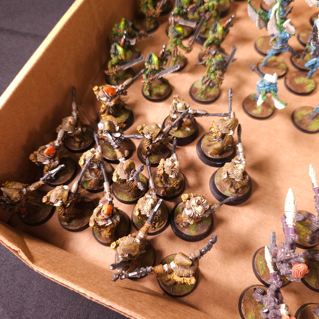 Warhammer 40,000 - Aeldari - Painted Aspect Warriors & Rangers Force
