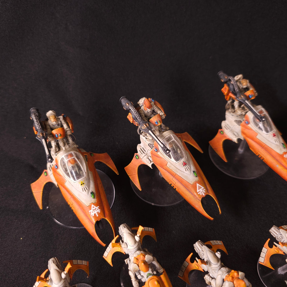 Warhammer 40,000 - Aeldari - Painted Jetbike & Vyper Force