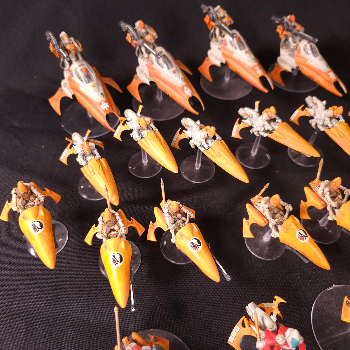 Warhammer 40,000 - Aeldari - Painted Jetbike & Vyper Force