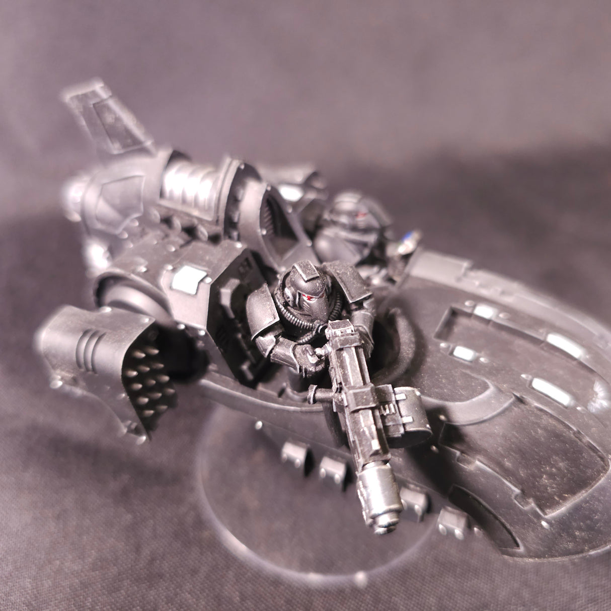 Horus Heresy - Raven Guard - Painted Javelin Attack Speeder