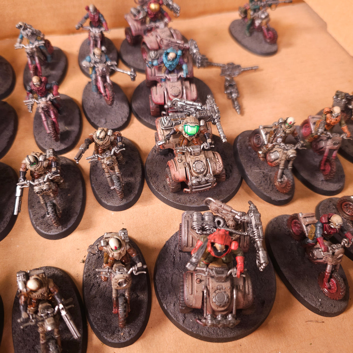 Warhammer 40,000 - Genestealer Cults - Painted Atalan Jackals Bike Force