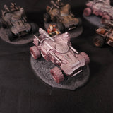 Warhammer 40,000 - Genestealer Cults - Painted Achilles Ridgerunner Vehicle Lot