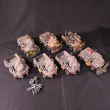 Warhammer 40,000 - Genestealer Cults - Painted Goliath Truck & Rockgrinder Vehicle Lot