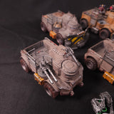 Warhammer 40,000 - Genestealer Cults - Painted Goliath Truck & Rockgrinder Vehicle Lot