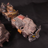 Warhammer 40,000 - Genestealer Cults - Painted Goliath Truck & Rockgrinder Vehicle Lot