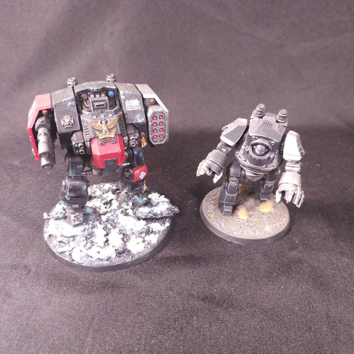 Warhammer 40,000 - Deathwatch - Dreadnought Pair - MiniWarGaming Narrative Campaigns