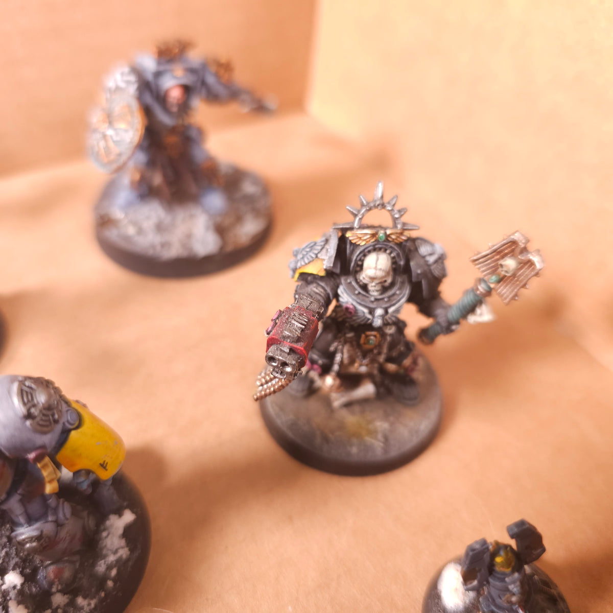 Warhammer 40,000 - Space Wolves - Painted Wolf Guard Terminator Force