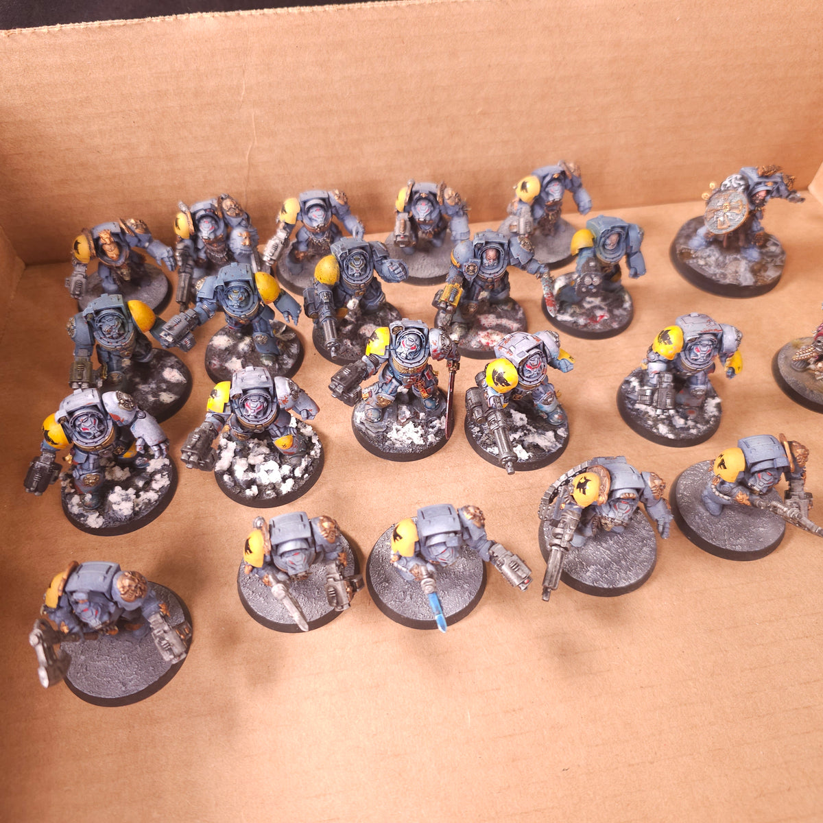Warhammer 40,000 - Space Wolves - Painted Wolf Guard Terminator Force