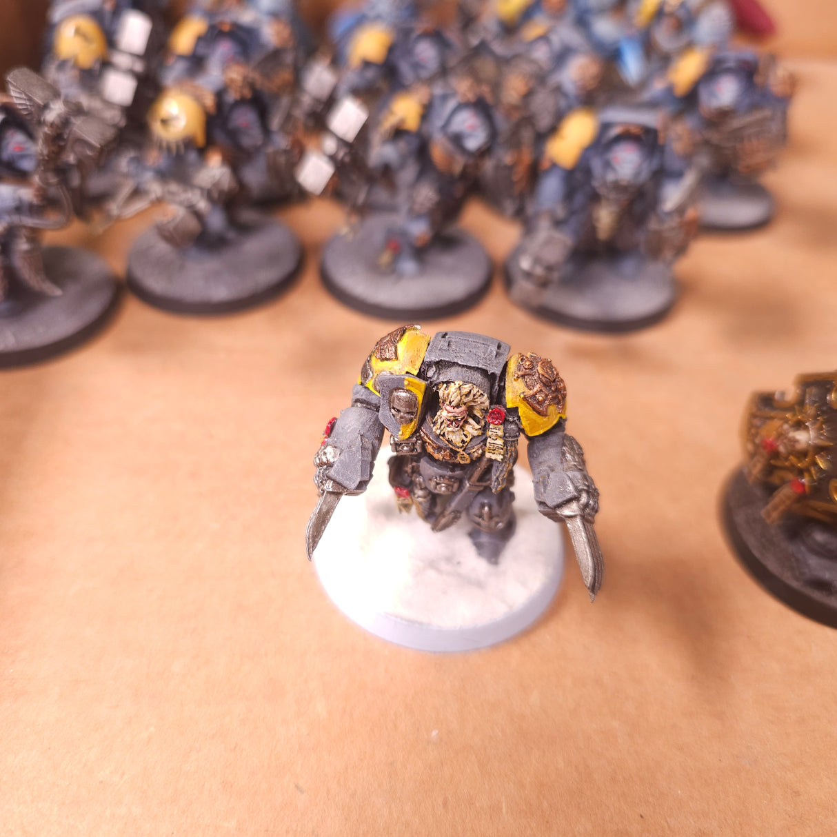 Warhammer 40,000 - Space Wolves - Painted Terminator & Bladeguard Veteran Force