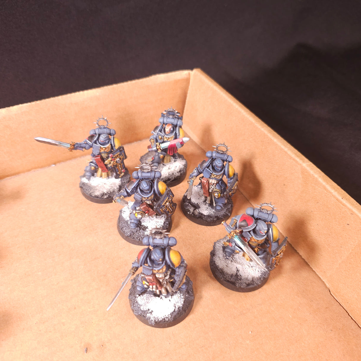 Warhammer 40,000 - Space Wolves - Painted Terminator & Bladeguard Veteran Force