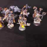 Warhammer 40,000 - Space Wolves - 13 Painted Characters with Converted Logan Grimnar