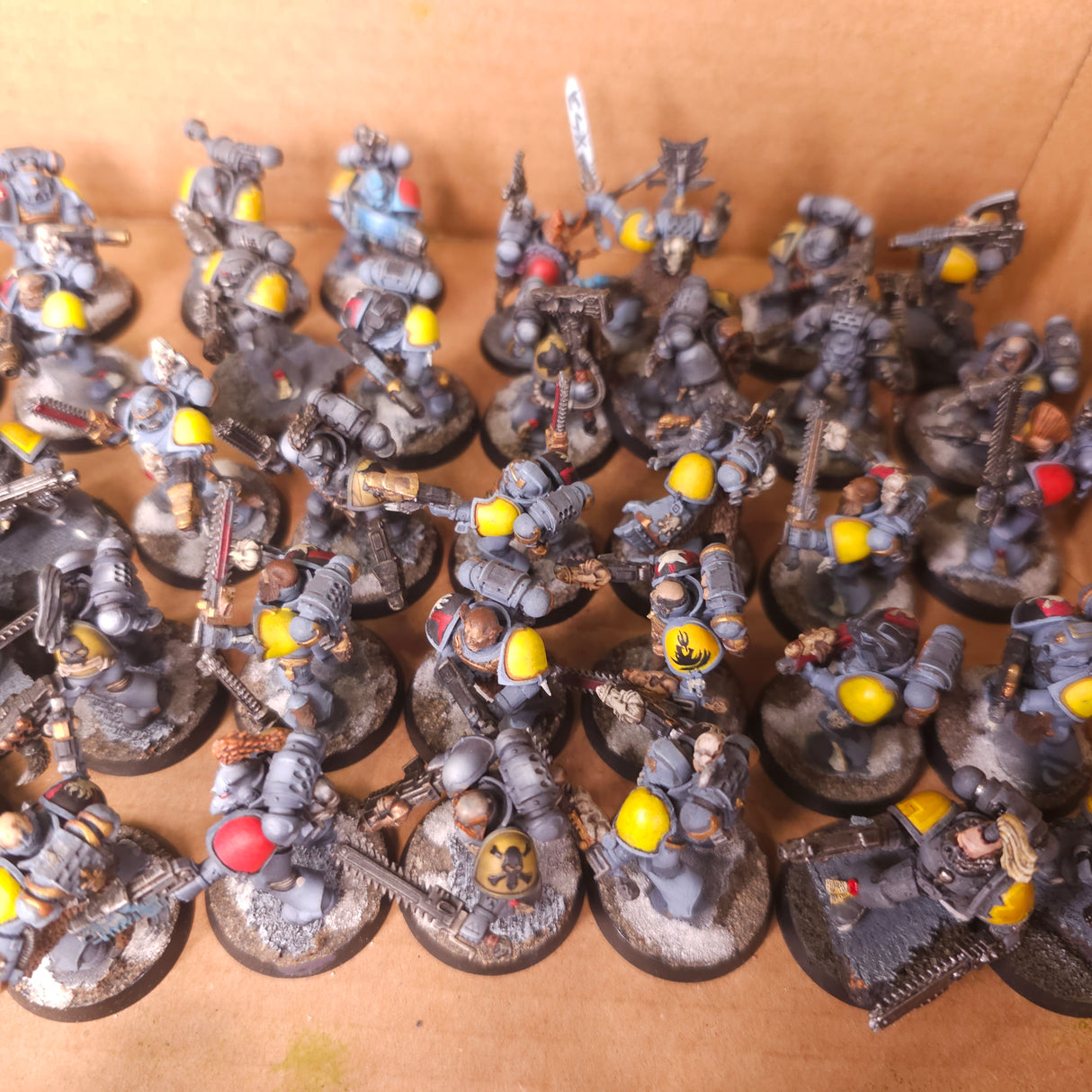 Warhammer 40,000 - Space Wolves - Painted Firstborn Grey Hunters Army