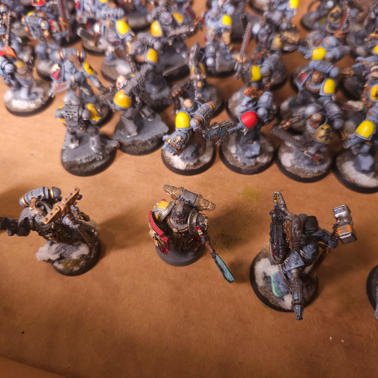 Warhammer 40,000 - Space Wolves - Painted Firstborn Grey Hunters Army