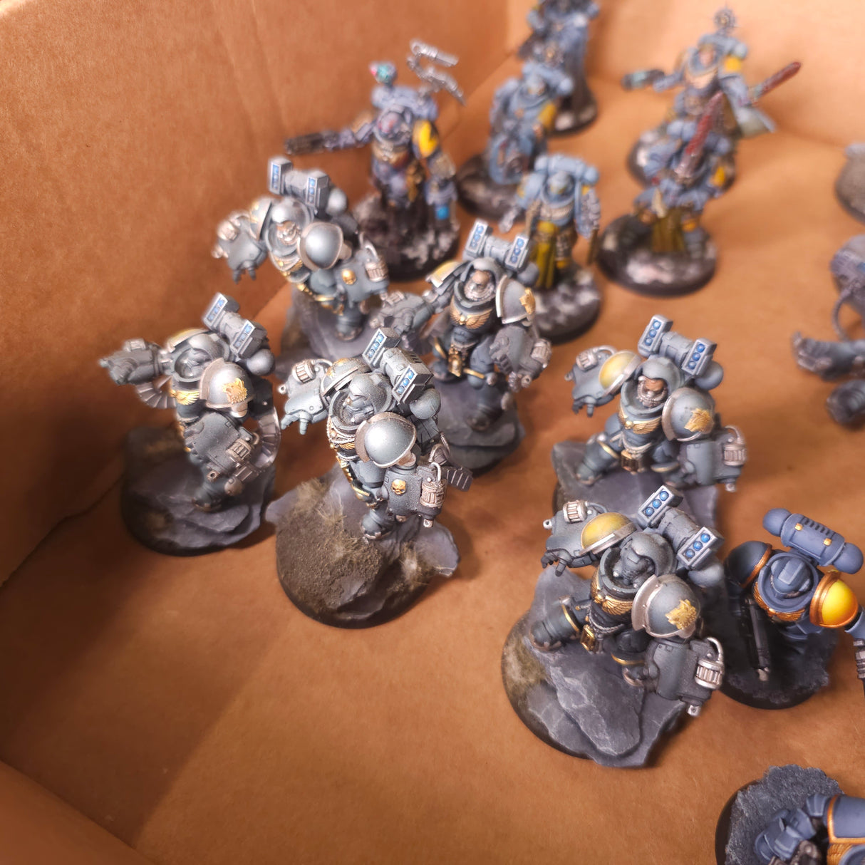 Warhammer 40,000 - Space Wolves - Painted Primaris Infantry & Jump Pack Force #2