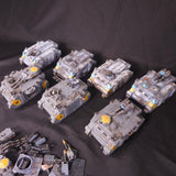 Warhammer 40,000 - Space Wolves - Painted Rhino, Razorback & Predator Vehicle Lot