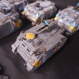 Warhammer 40,000 - Space Wolves - Painted Rhino, Razorback & Predator Vehicle Lot