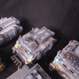 Warhammer 40,000 - Space Wolves - Painted Rhino, Razorback & Predator Vehicle Lot