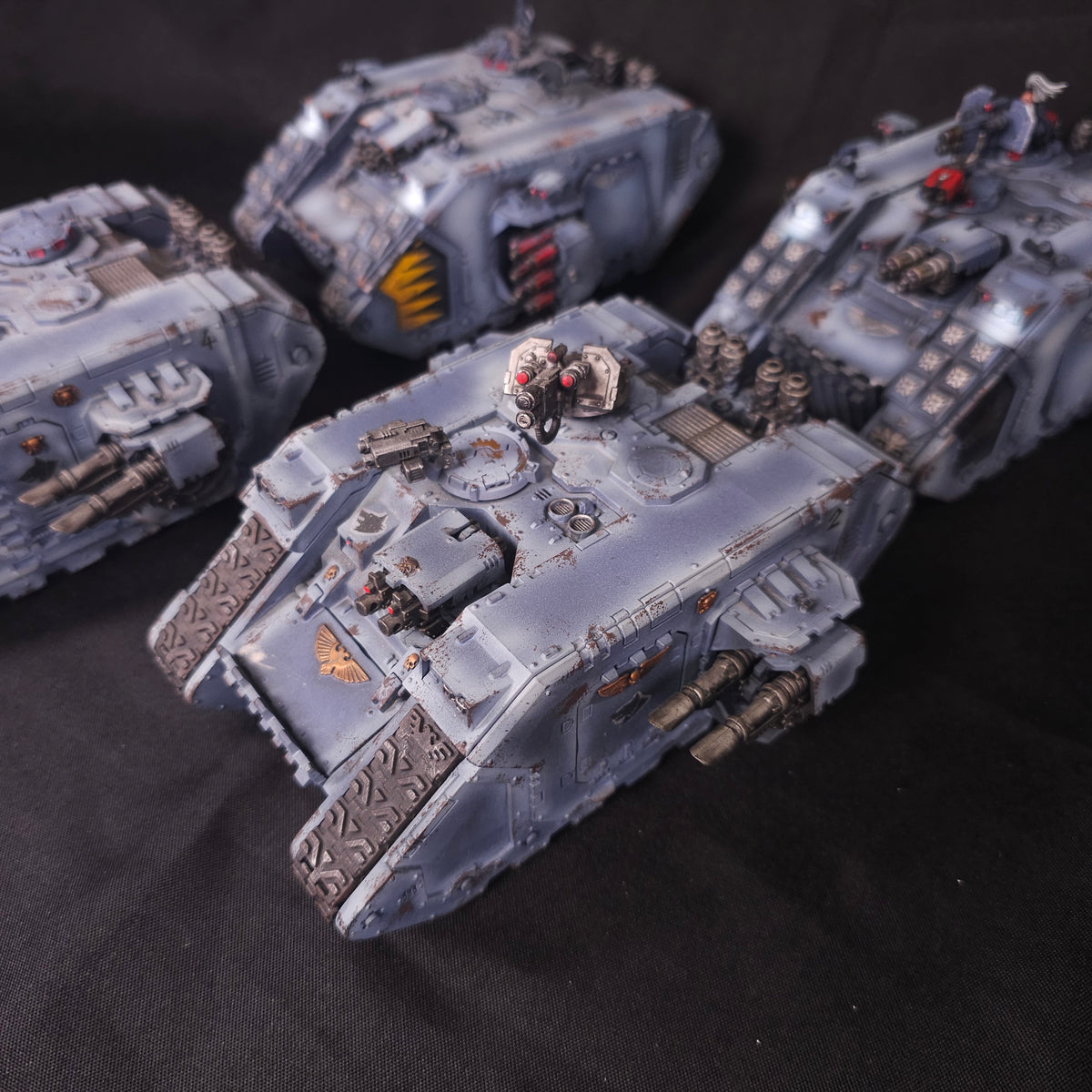 Warhammer 40,000 - Space Wolves - Painted Land Raider Tank Lot