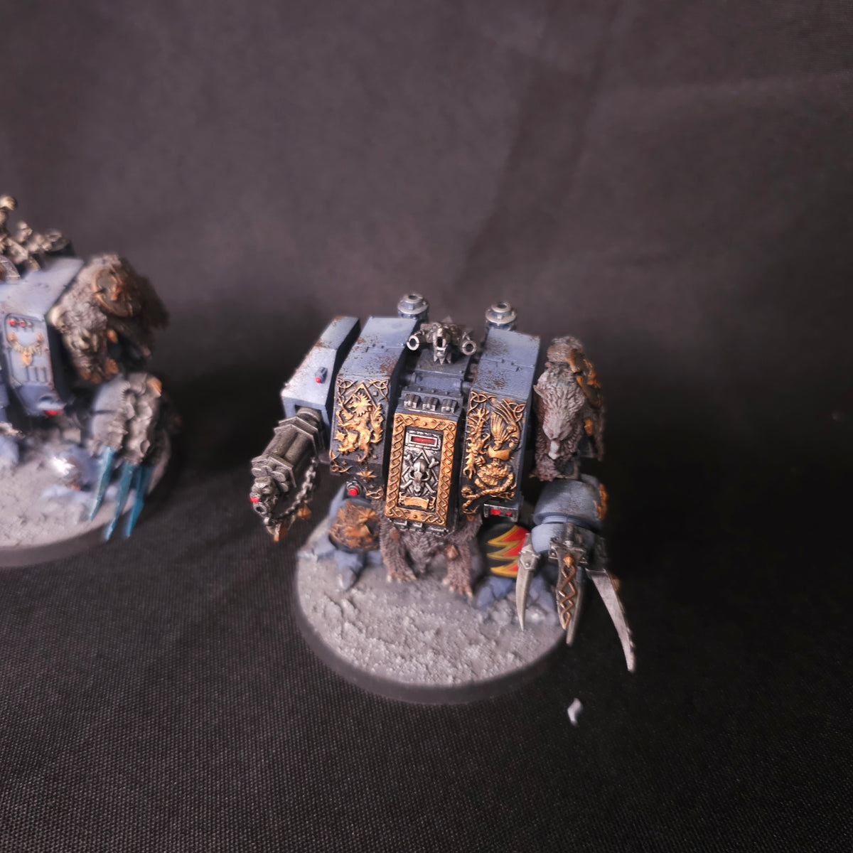 Warhammer 40,000 - Space Wolves - Painted Dreadnought Collection with Bjorn & Murderfang