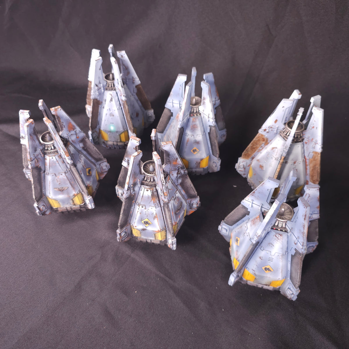 Warhammer 40,000 - Space Wolves - Painted Drop Pod Vehicle Lot