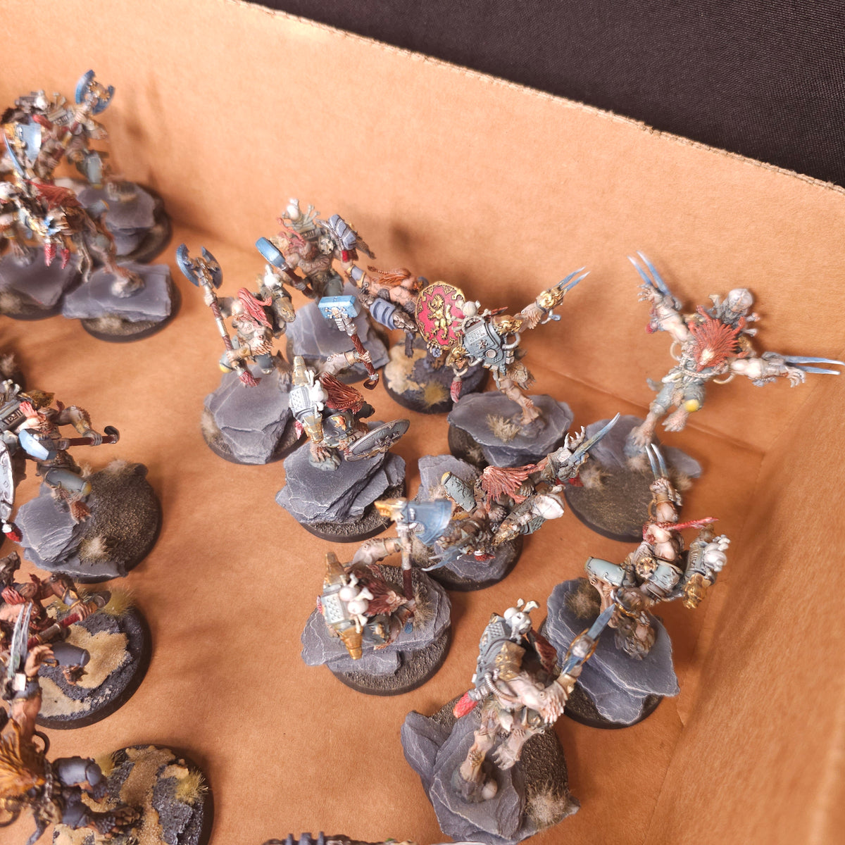 Warhammer 40,000 - Space Wolves - Painted Wulfen Force